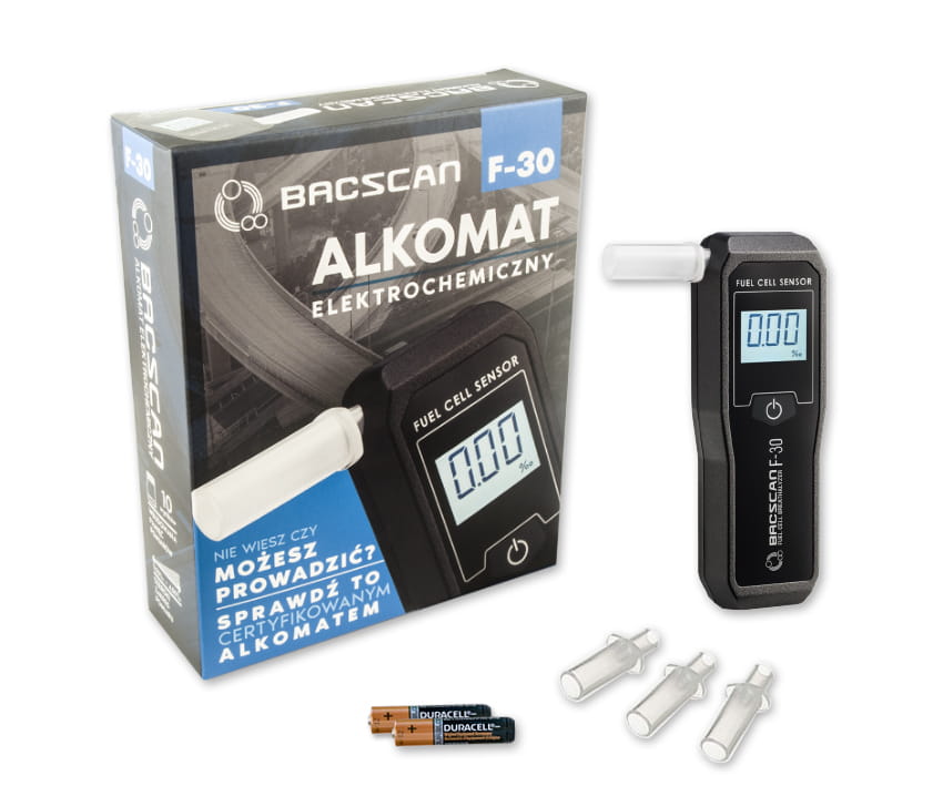 Alkomat BACscan F-30 do zastosowań osobistych - obrazek 2