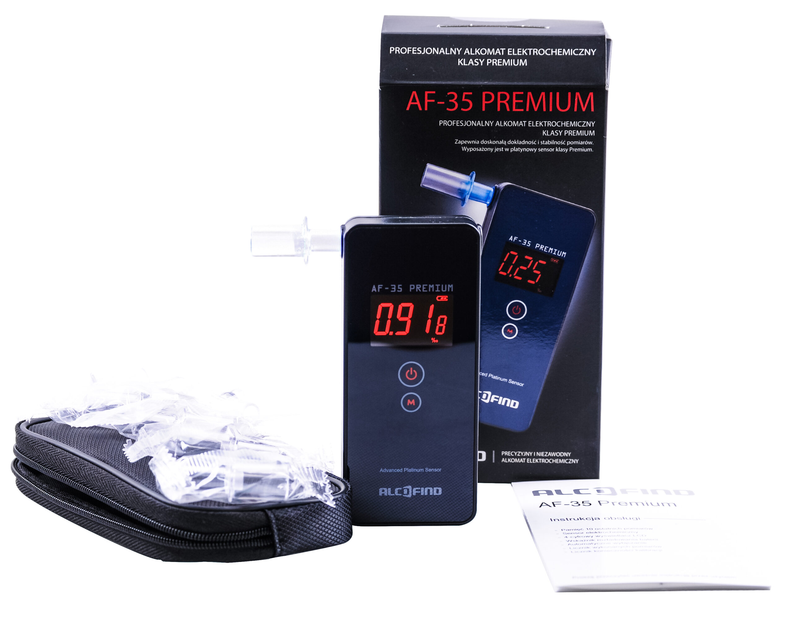 Alkomat marki AlcoFind AF-35 Premium z Dożywotnią Gwarancją oraz adiustacją w pakiecie - obrazek 6