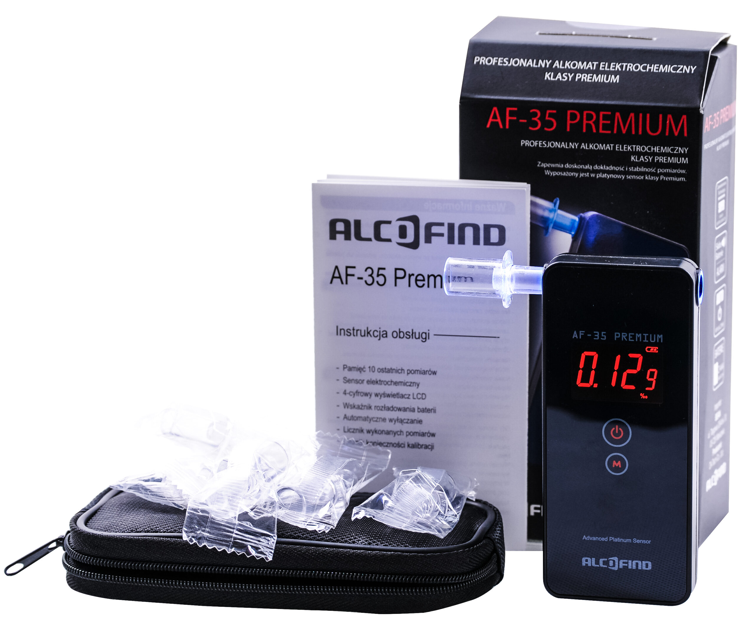 Alkomat marki AlcoFind AF-35 Premium z Dożywotnią Gwarancją oraz adiustacją w pakiecie - obrazek 11