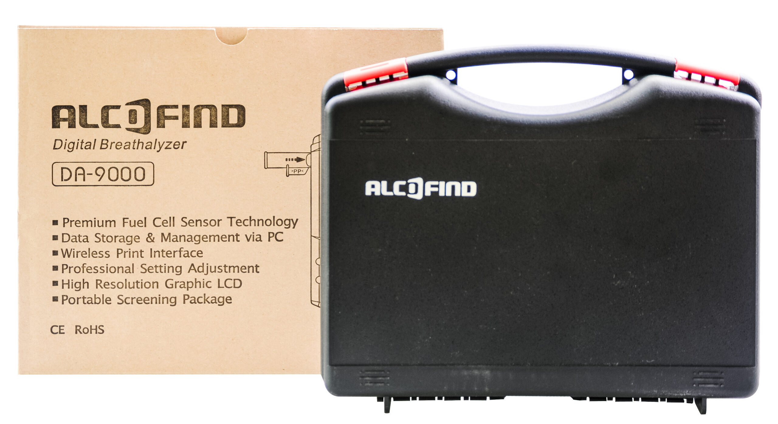 Alkomat AlcoFind DA-9000 z Drukarką termiczną i pakietem kalibracji - obrazek 2