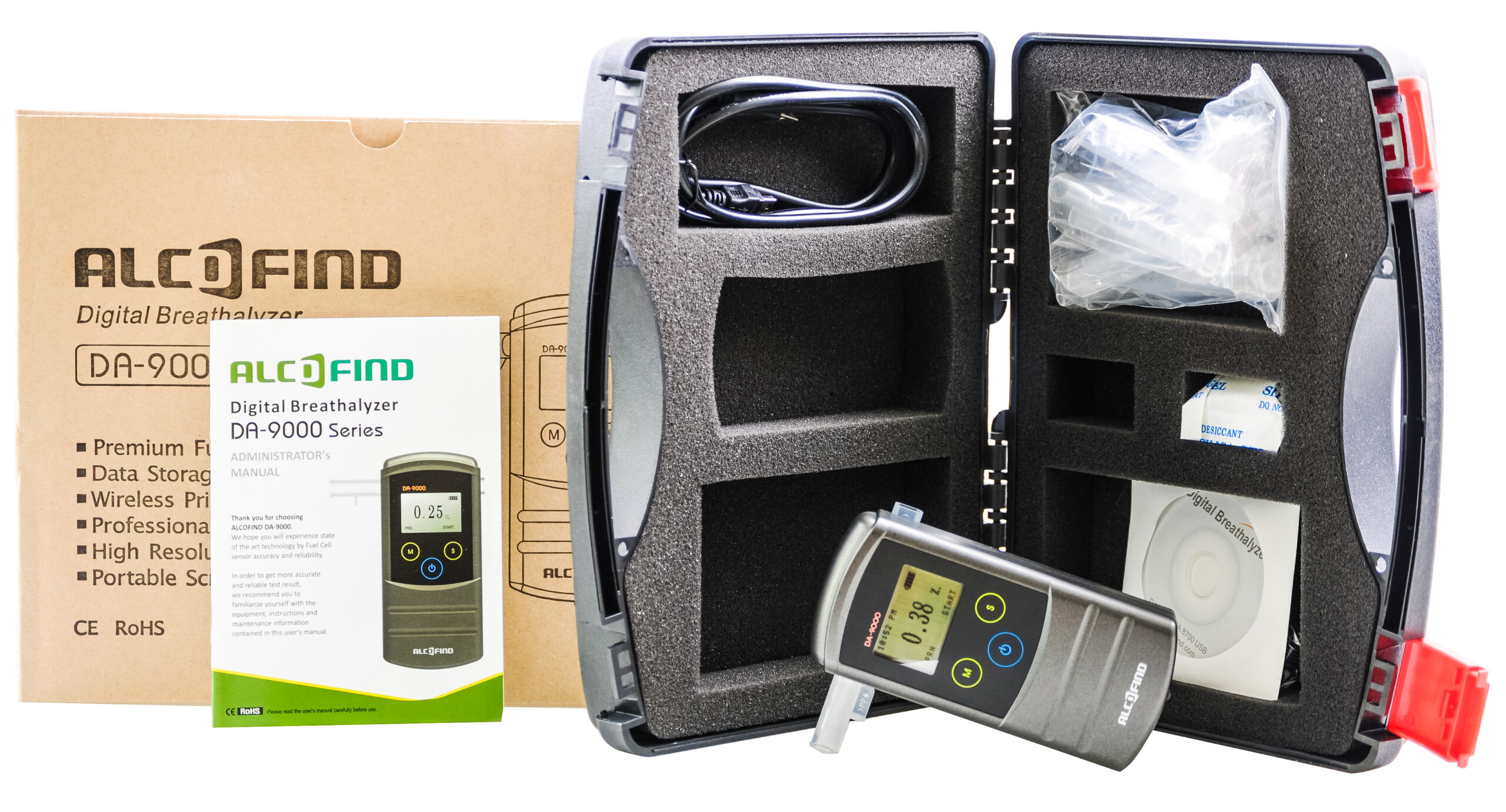 Alkomat AlcoFind DA-9000 z Drukarką termiczną i pakietem kalibracji - obrazek 5