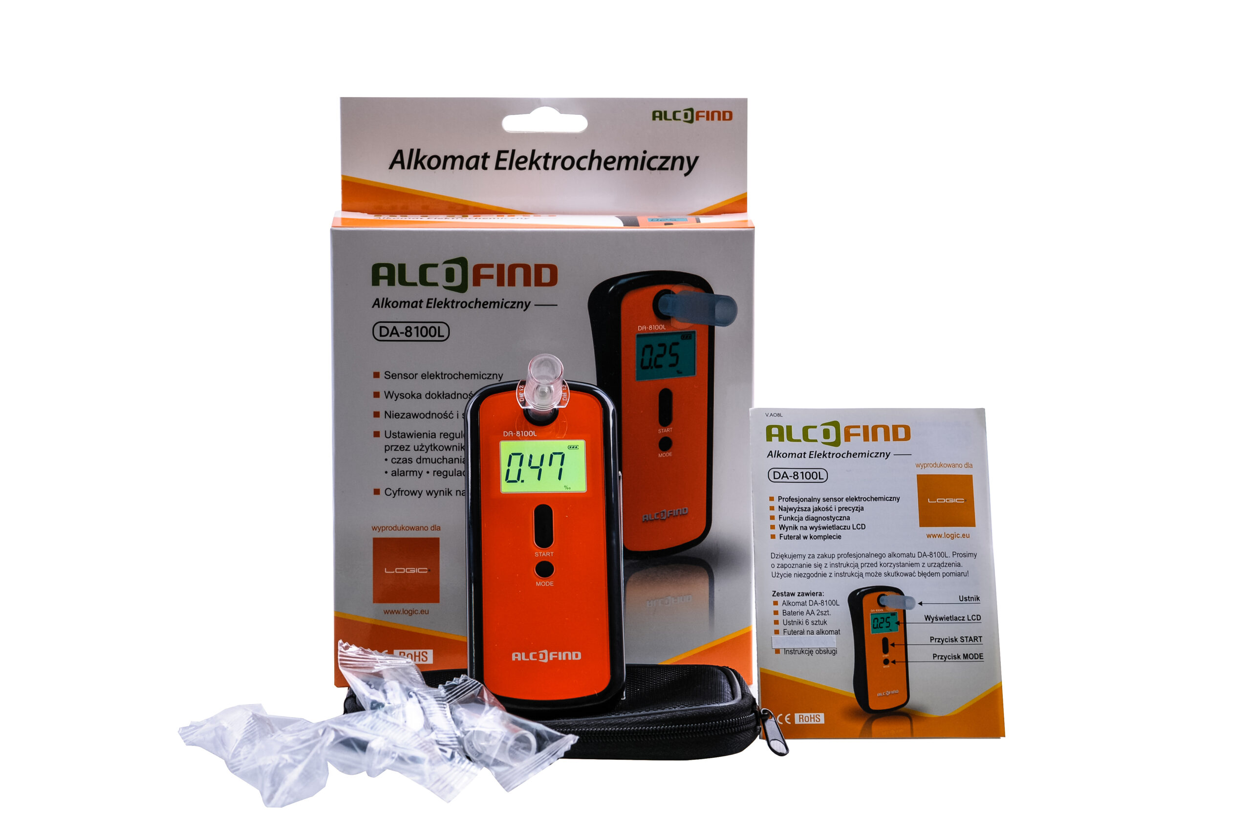 Alkomat AlcoFind DA-8100L do użytku osobistego - obrazek 9