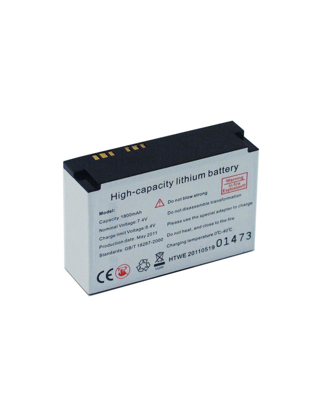Akumulator Li-ion 7.4V do alkomatu Alcovisor Jupiter