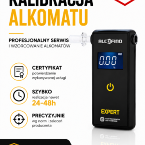 Expert marki AlcoFind – urządzenie objęte kalibracją