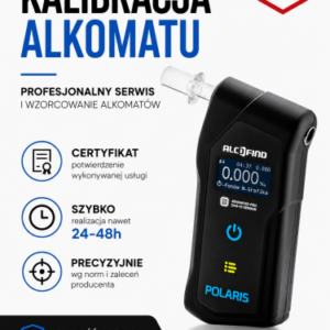 Kalibracja AlcoFind Polaris koreańskiego producenta + certyfikat – urządzenie objęte kalibracją